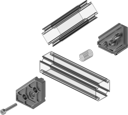 Соединение угловое 180°/90°/45° RIVO Fix